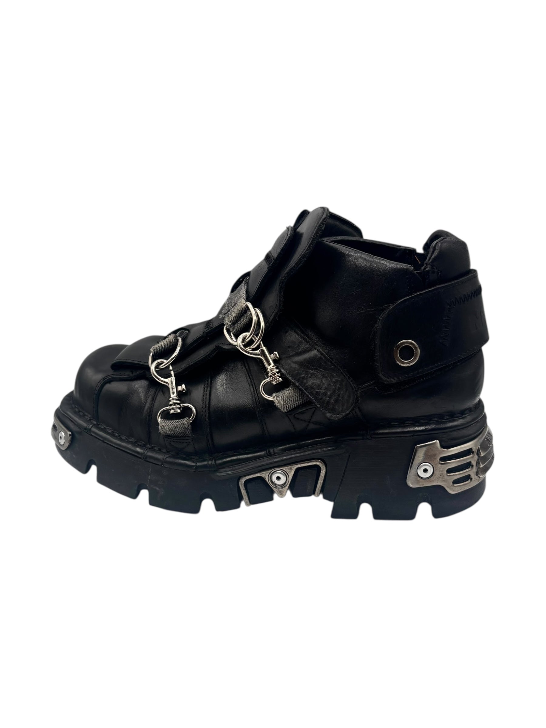 Vintage New Rock reactor platform boots size 43