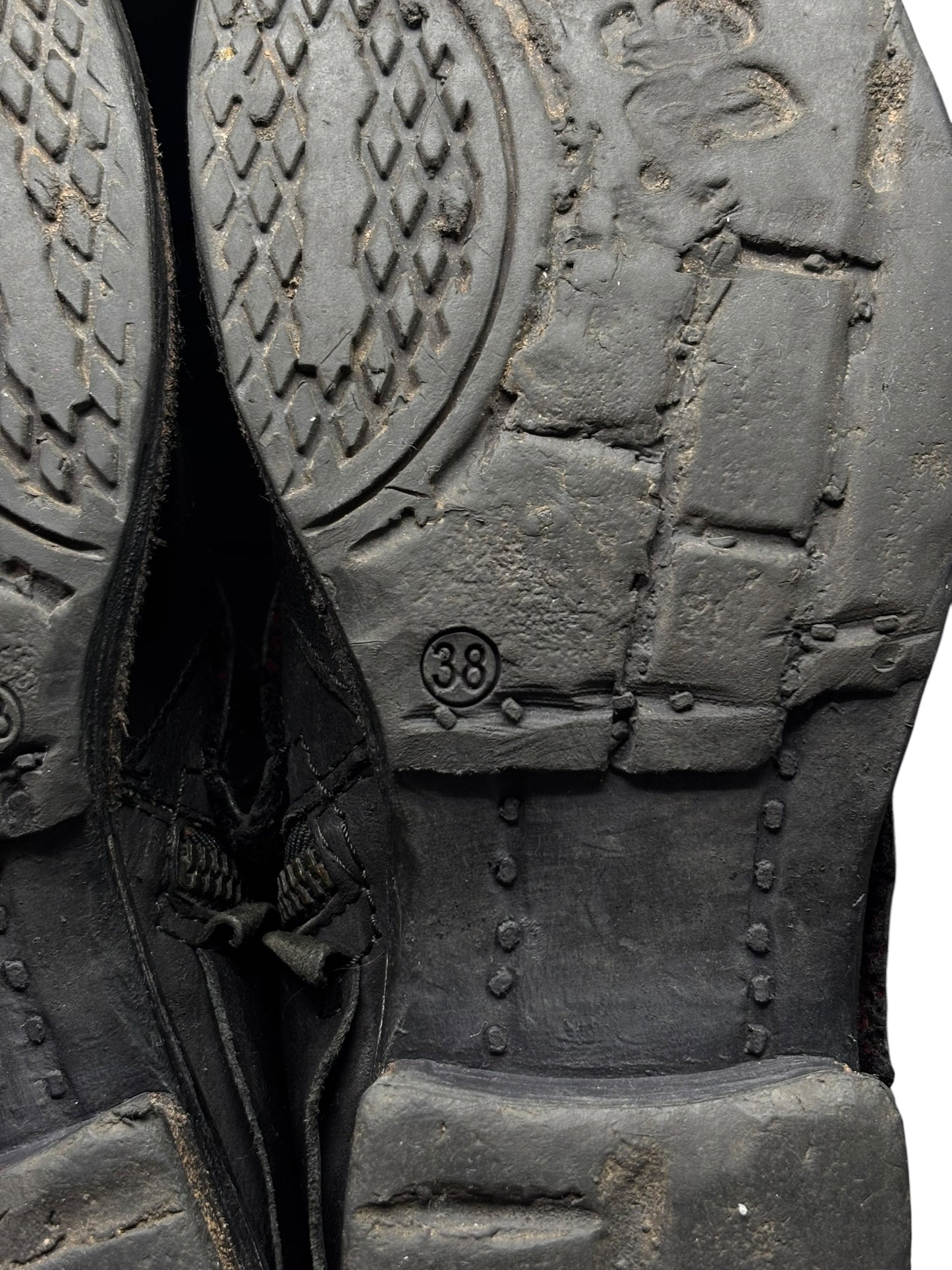 Vintage A.S.98 black leather boots