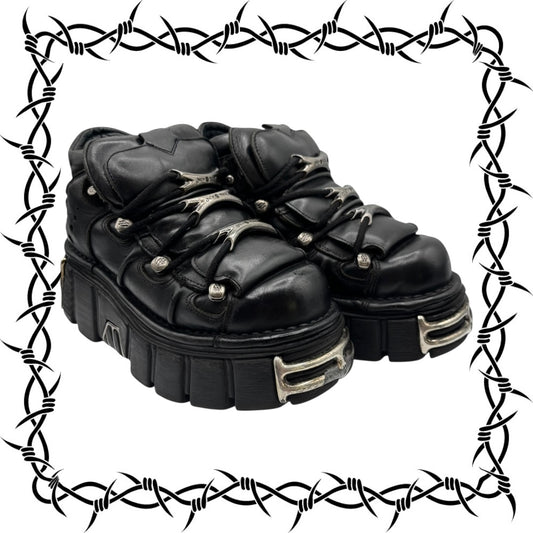 Vintage New Rock M-106-S1 platform boots size 38