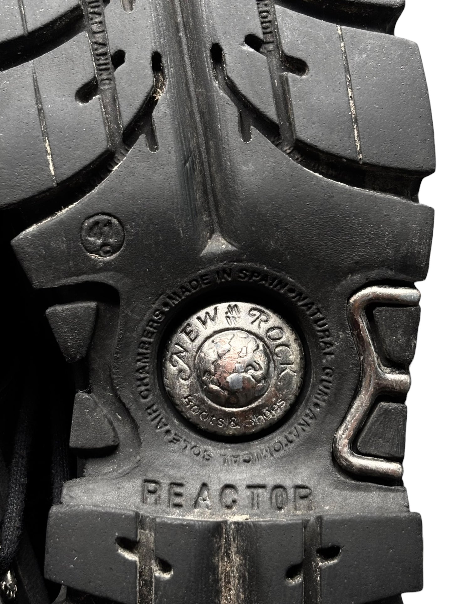 Vintage New Rock mid-calf reactor leather boots