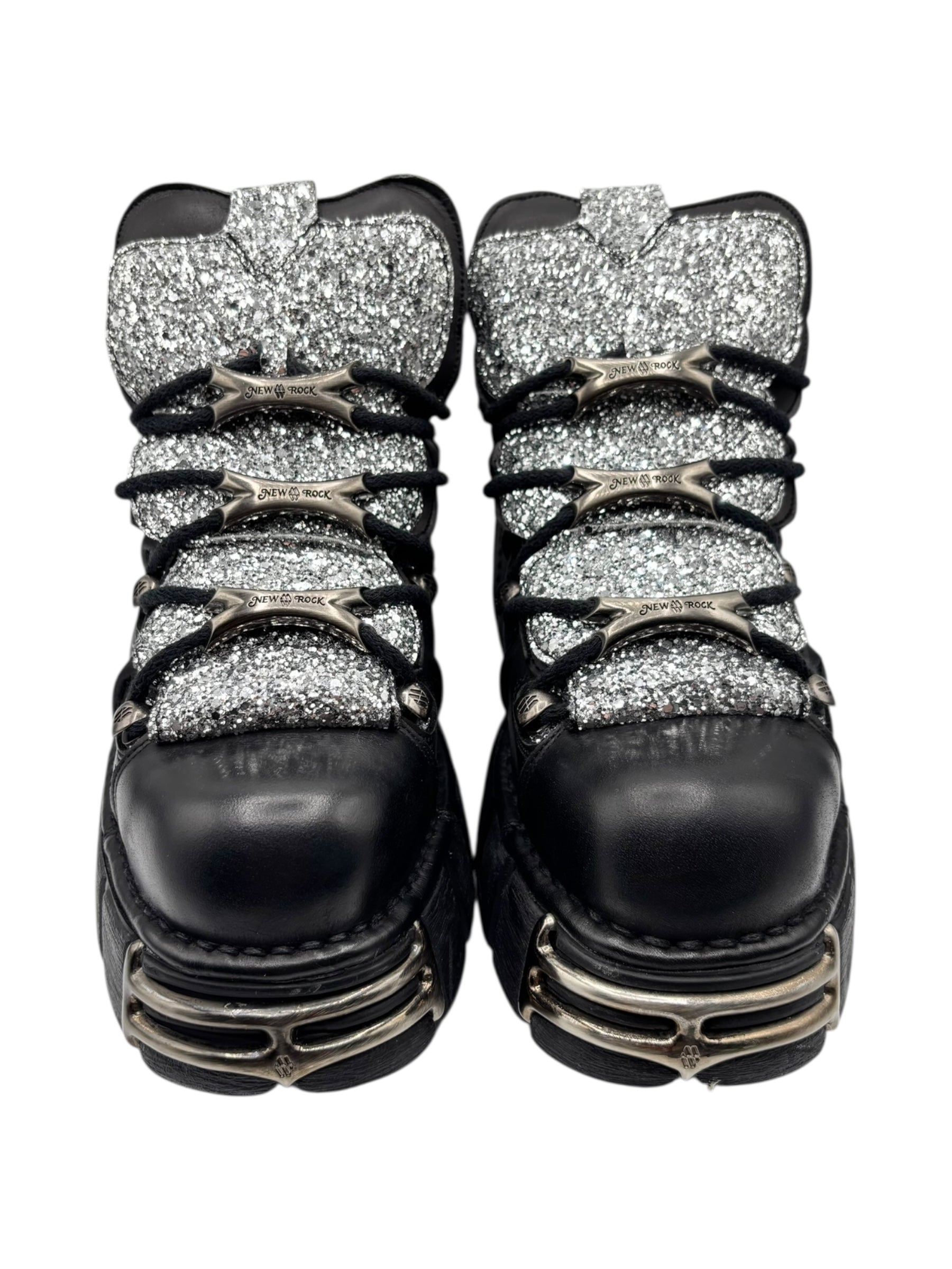 Vintage rare New Rock M.106-R2 platform boots size 44