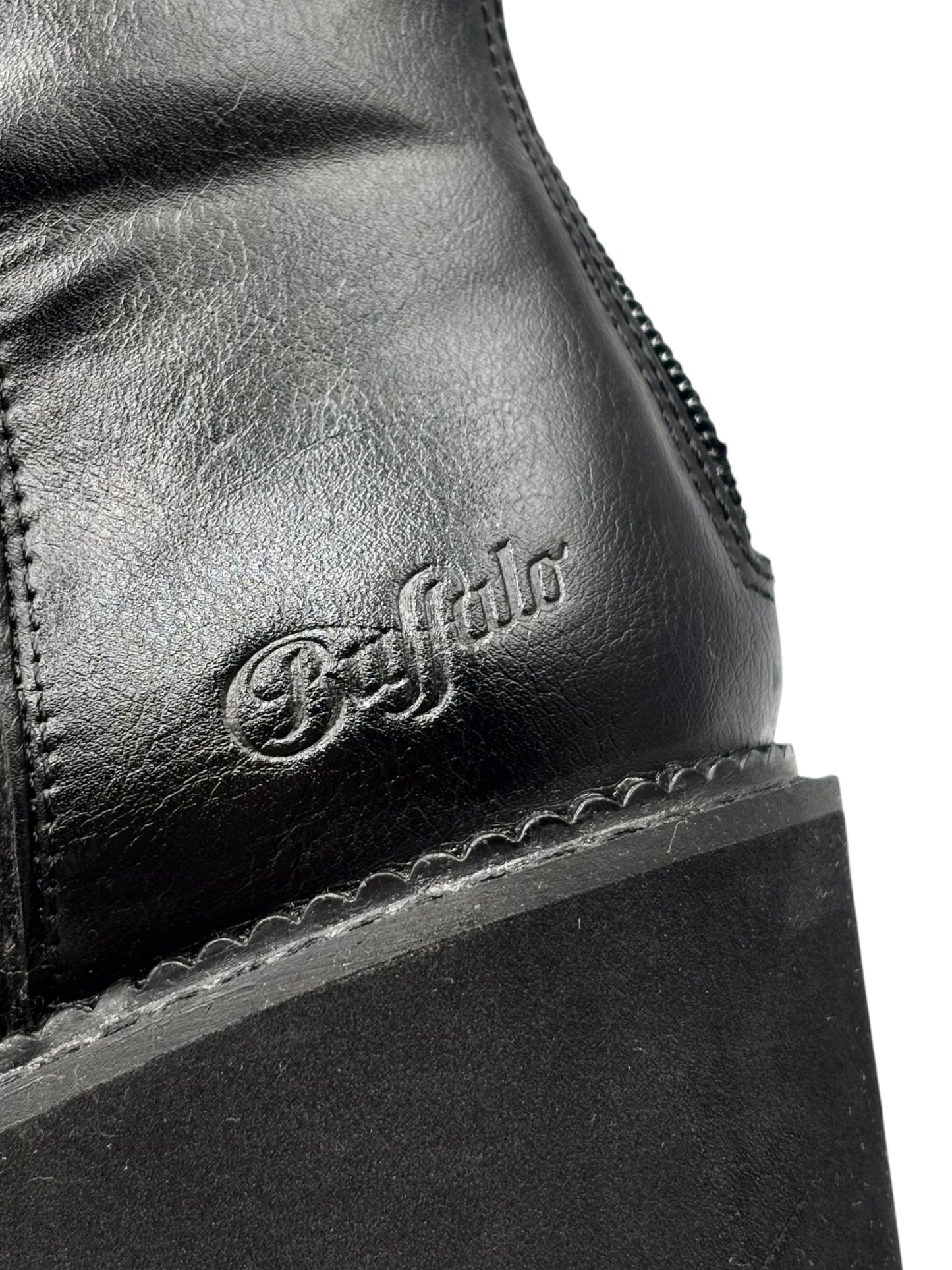 Vintage Buffalo leather platform boots