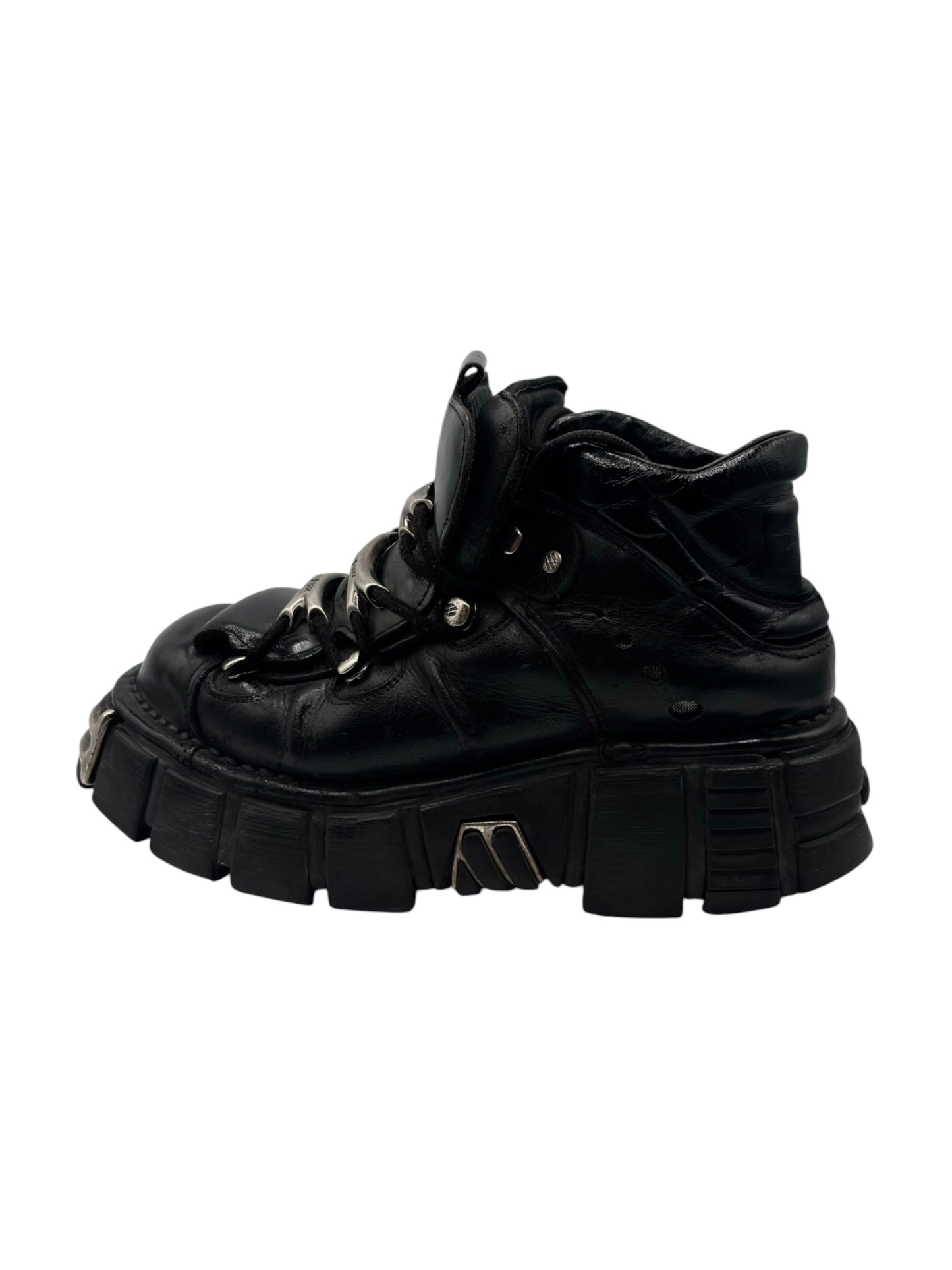 Vintage New Rock M.106-S1 leather platform boots