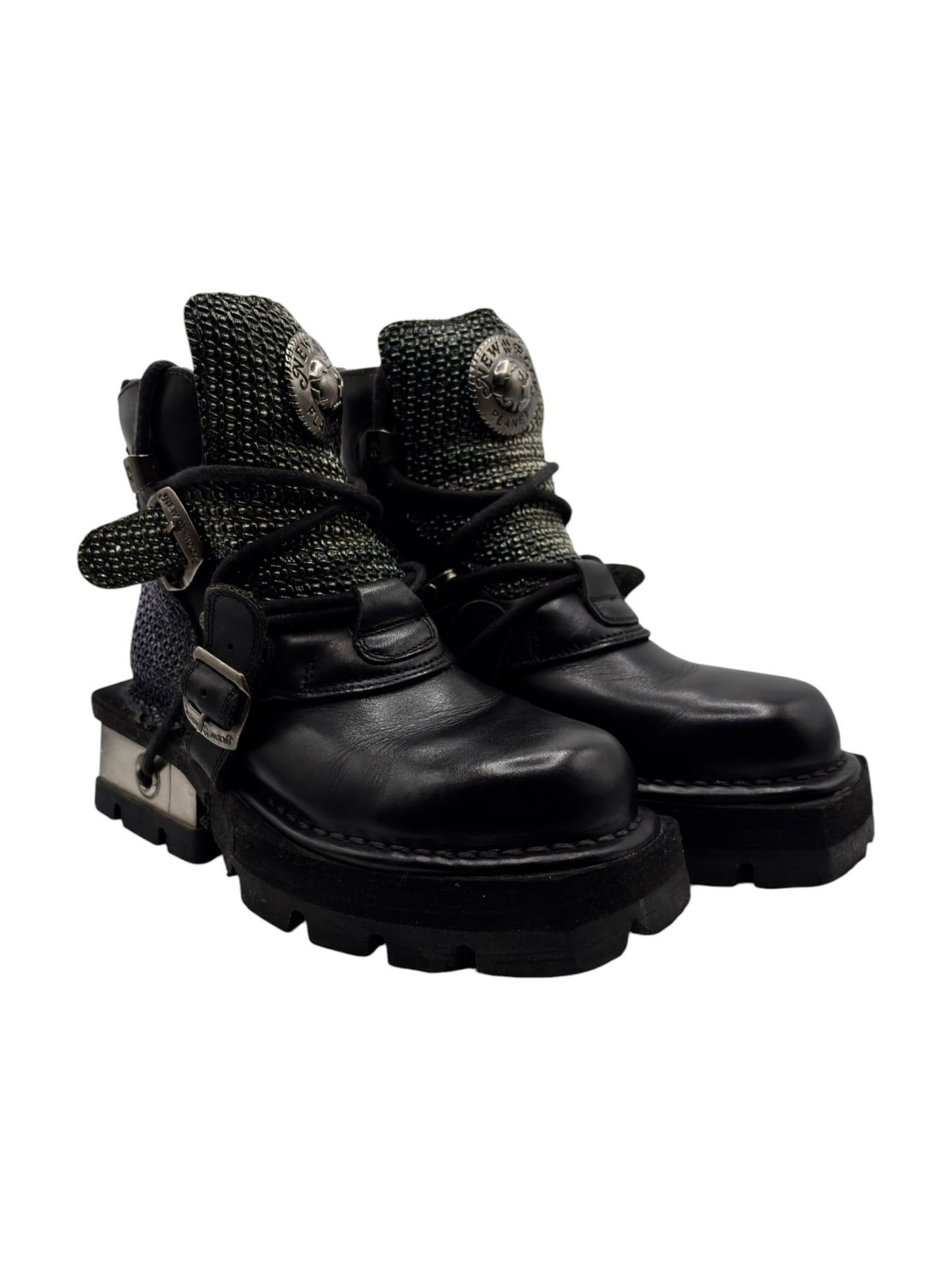 SUPER RARE vintage New Rock atom platform boots