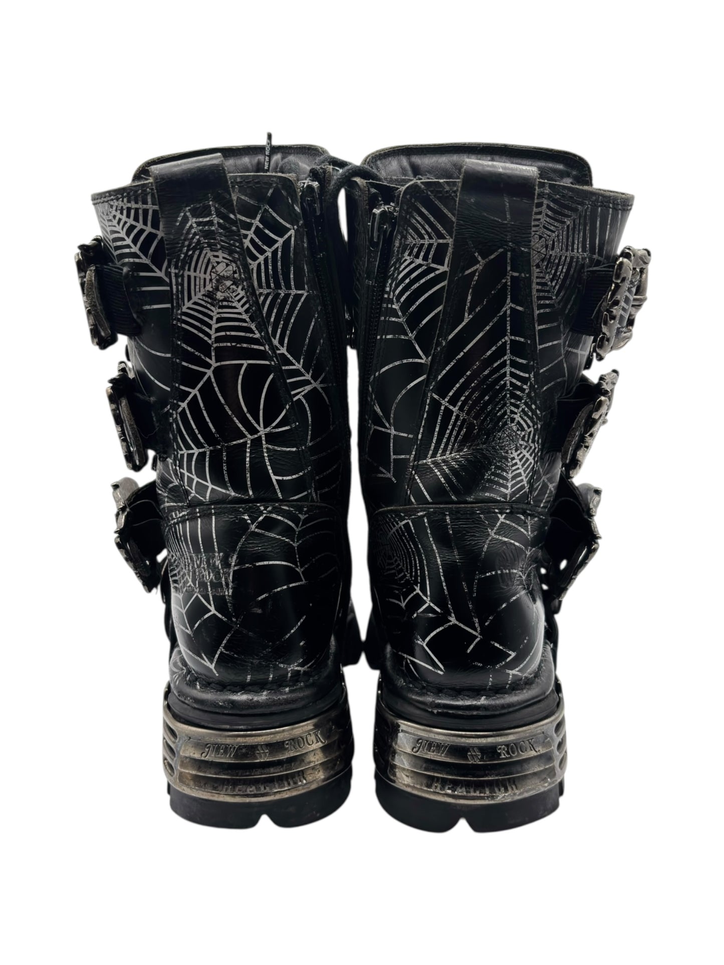 Vintage New Rock cobweb reactor  boots size 36