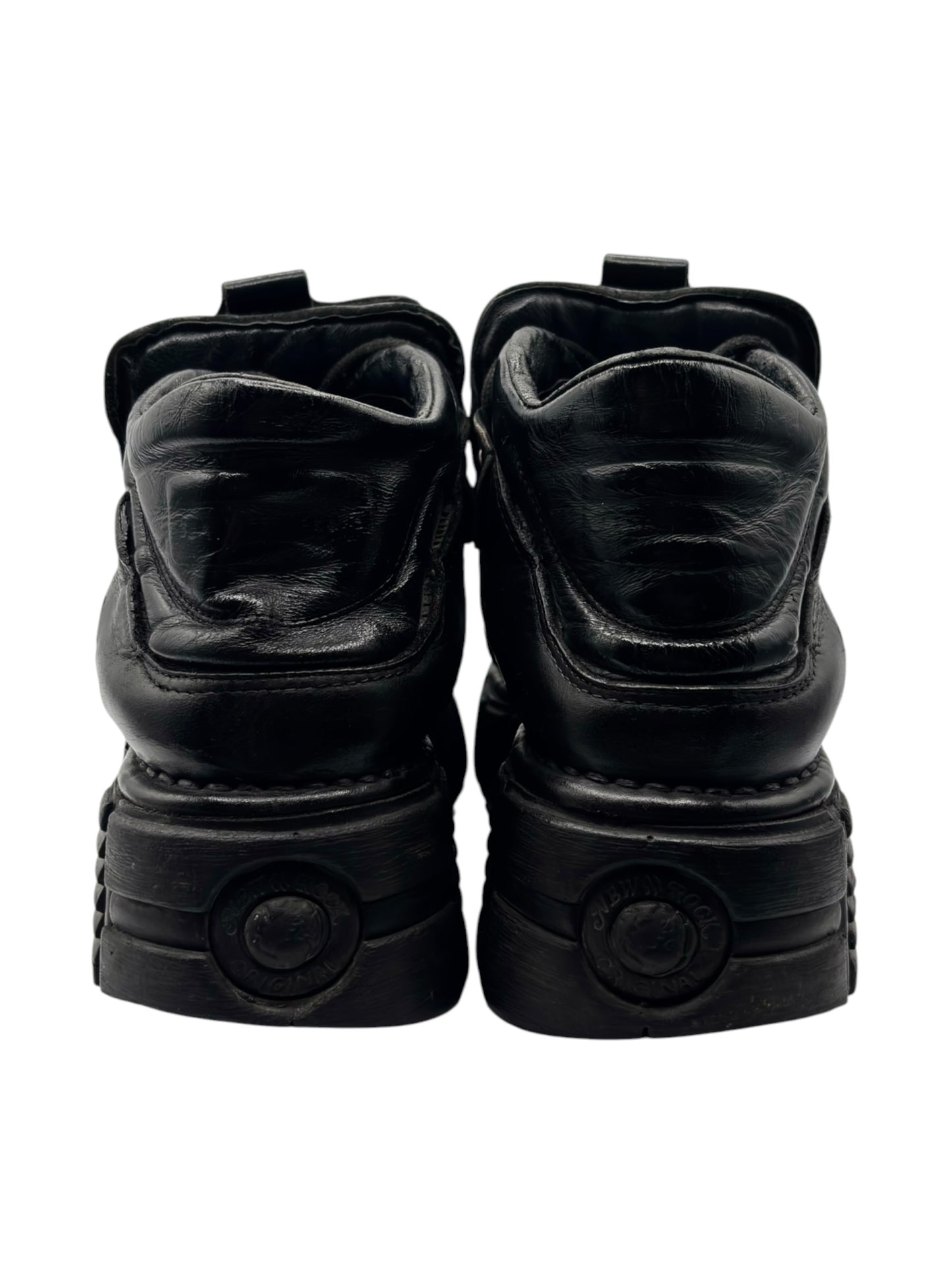 Vintage New Rock M.106-S1 leather platform boots