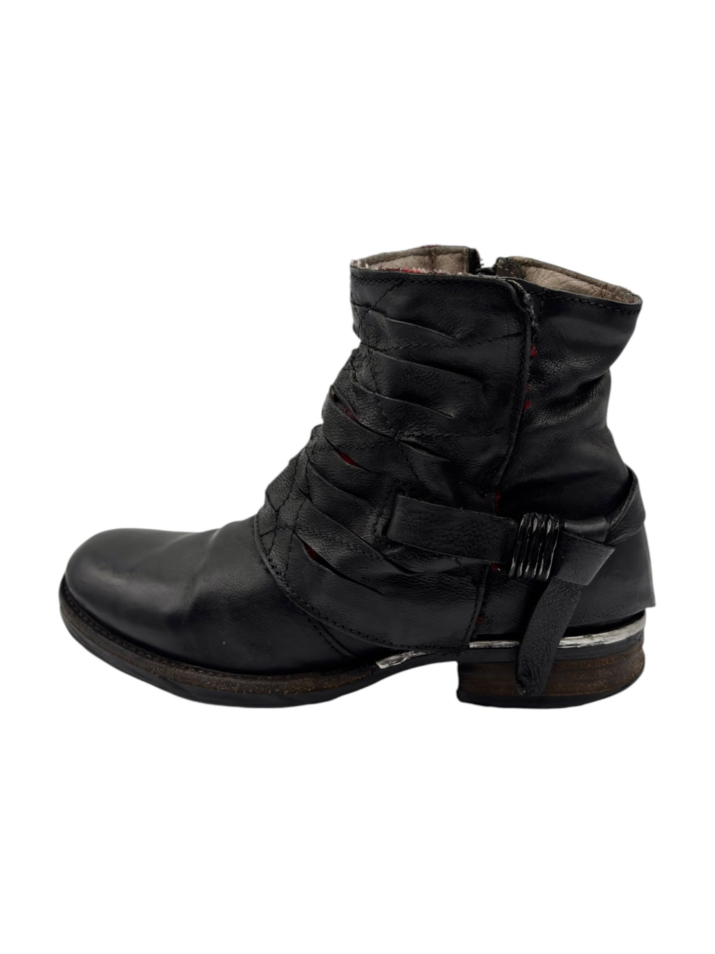 Vintage A.S.98 black leather boots