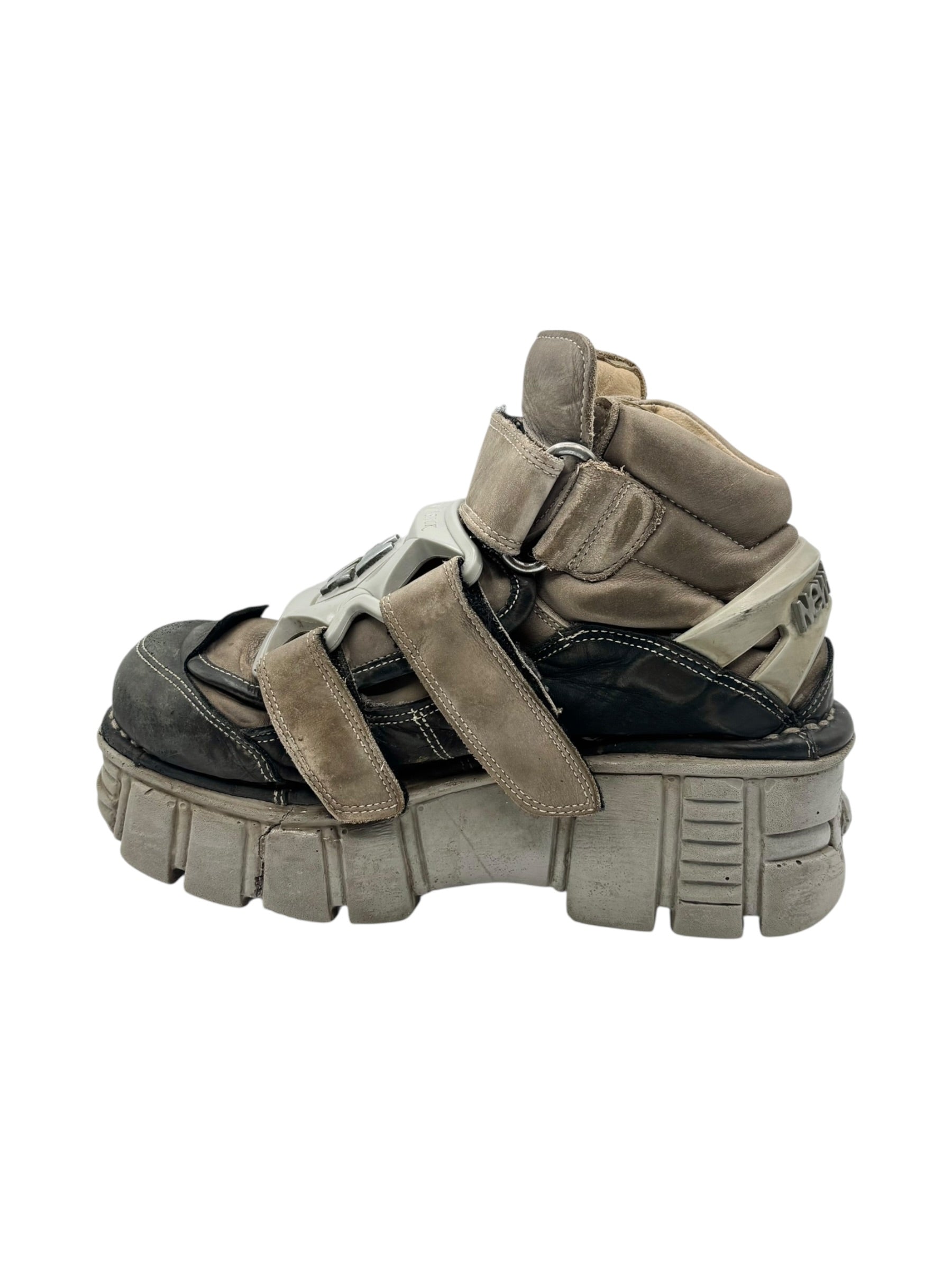 New Rock M-285 khaki platform boots size 39