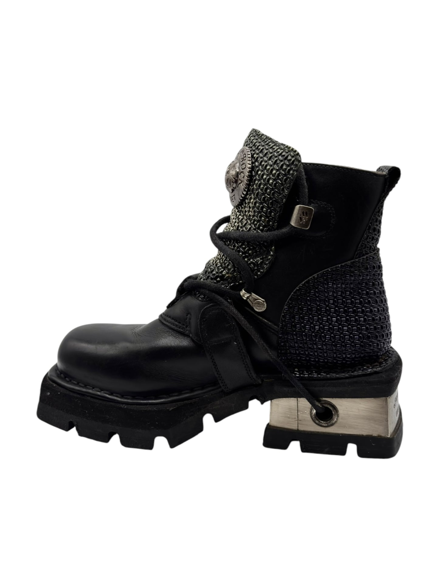 SUPER RARE vintage New Rock atom platform boots