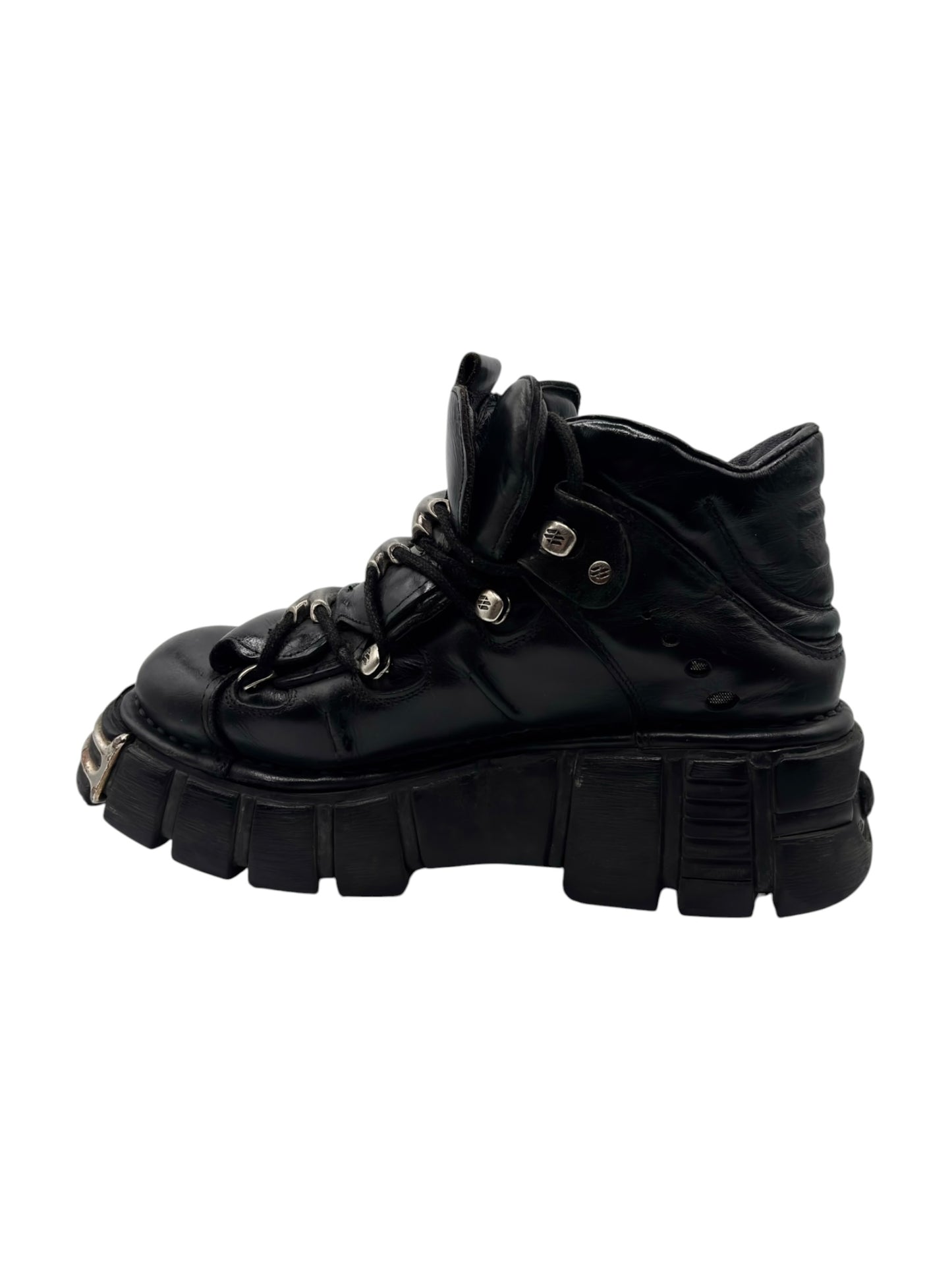 Vintage New Rock M.106-S1 leather platform boots