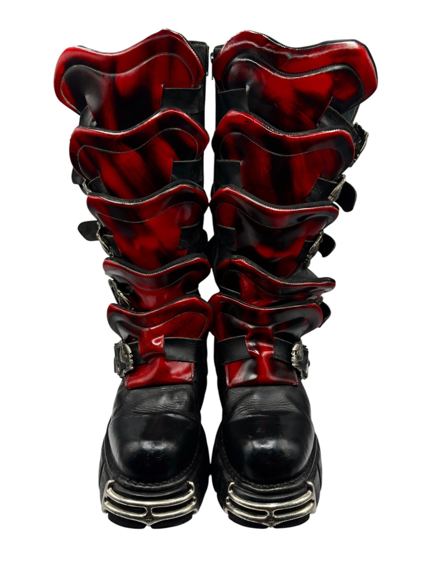 SUPER RARE vintage New Rock red dragon boots