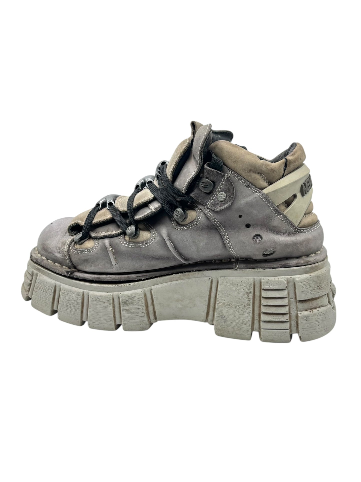New Rock M-106 grey platform boots size 43