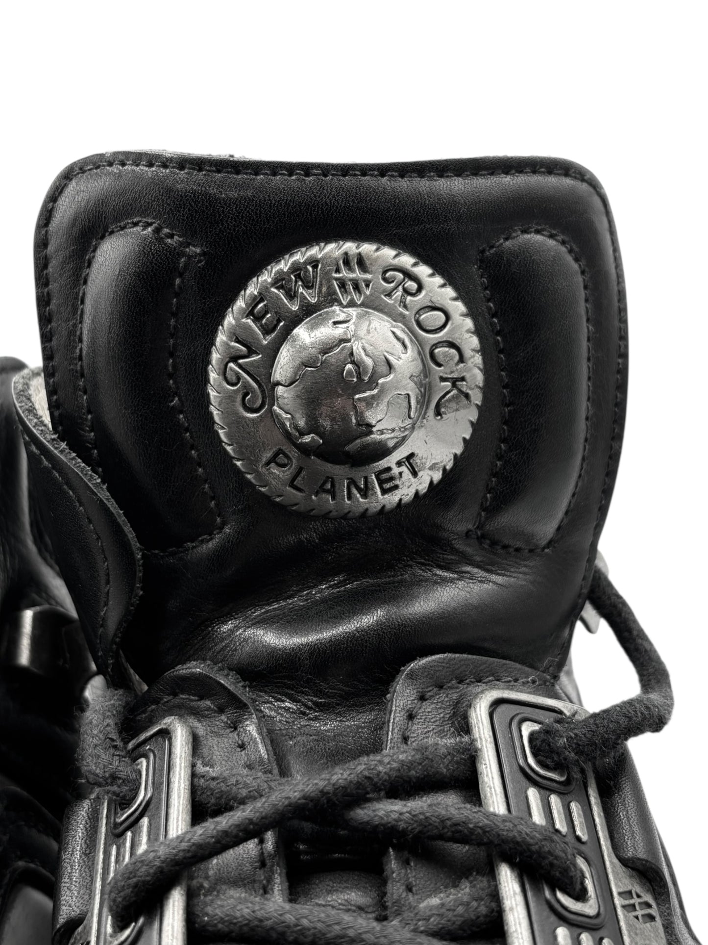 Vintage New Rock combat ankle boots size 42