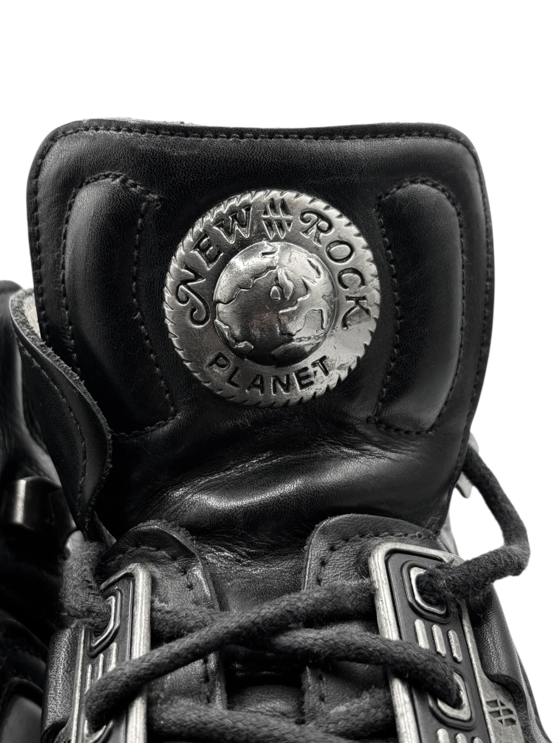 Vintage New Rock combat ankle boots size 42