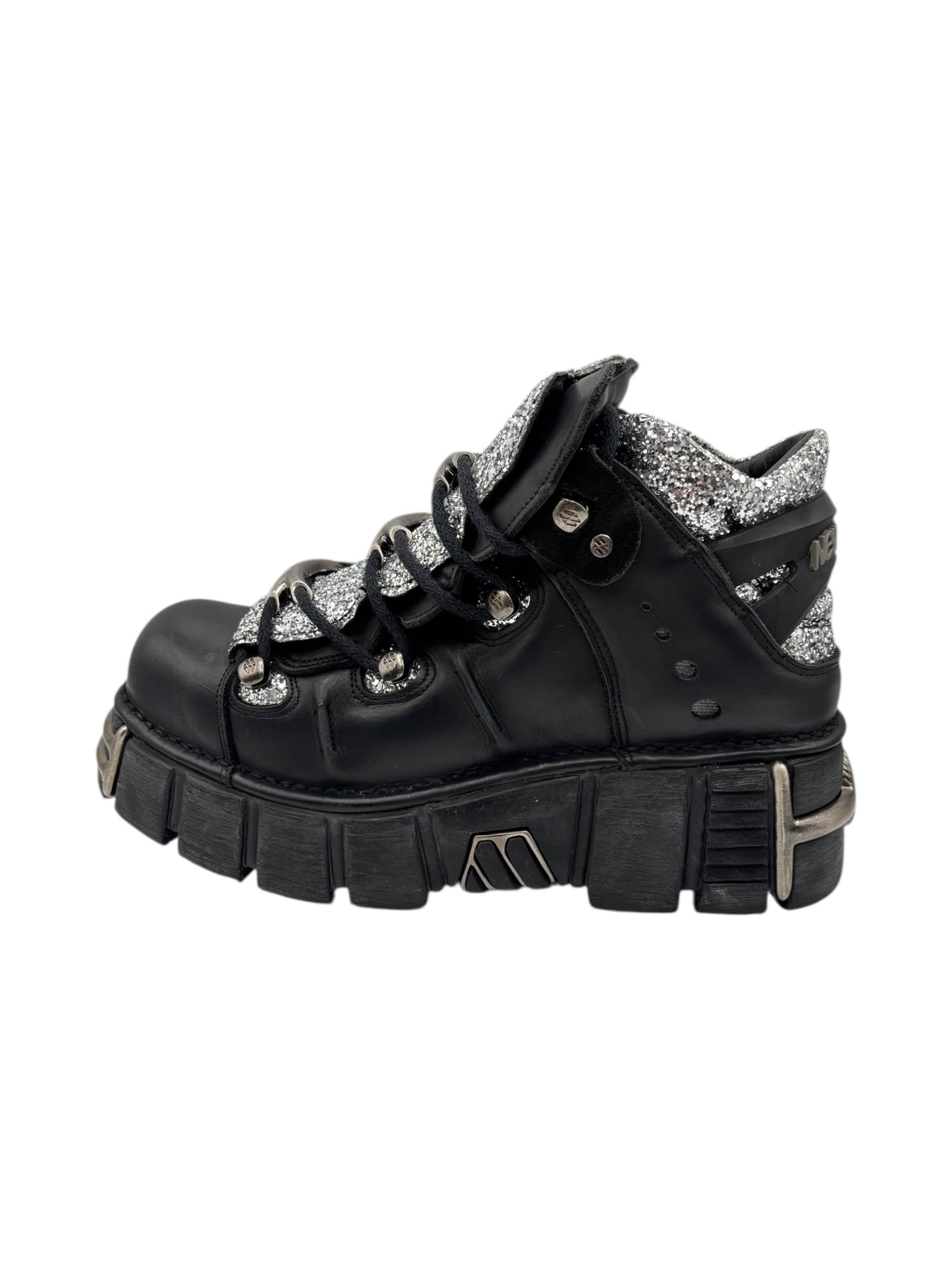 Vintage rare New Rock M.106-R2 platform boots size 44