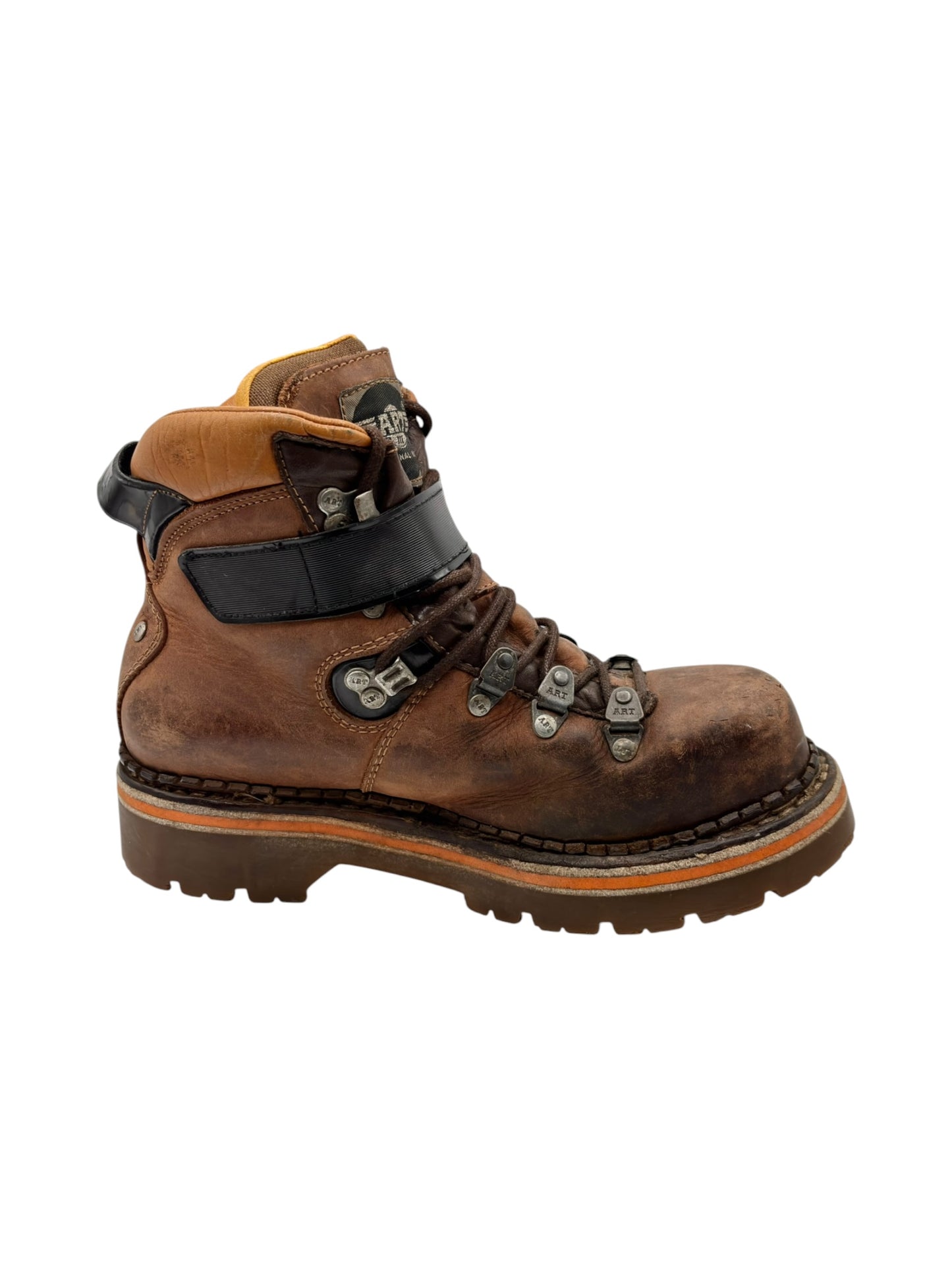 Vintage ART brown leather ankle boots