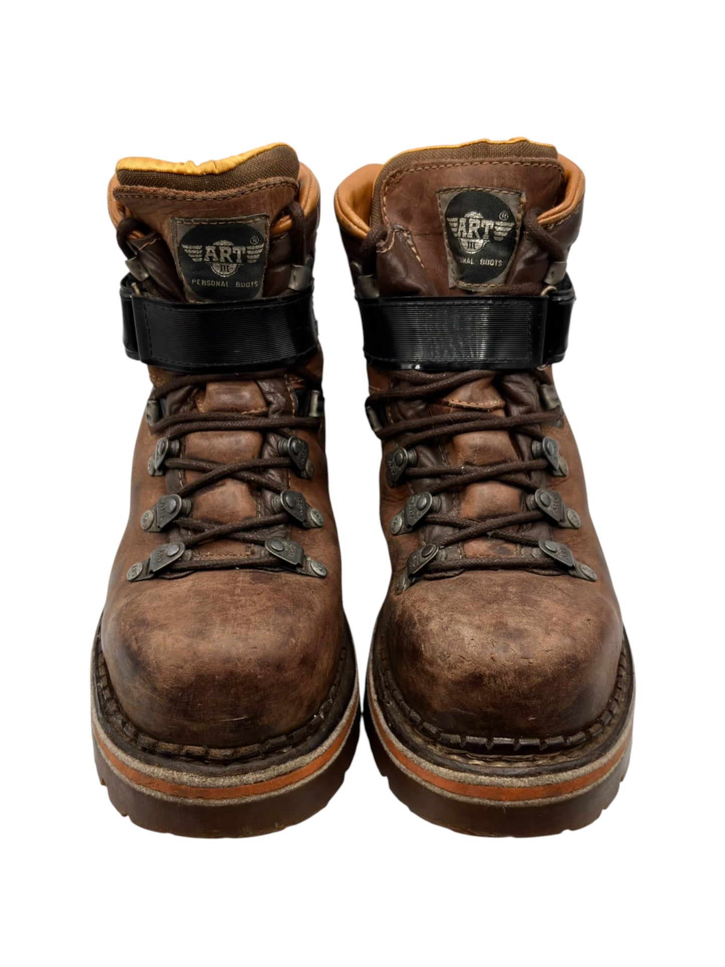 Vintage ART brown leather ankle boots