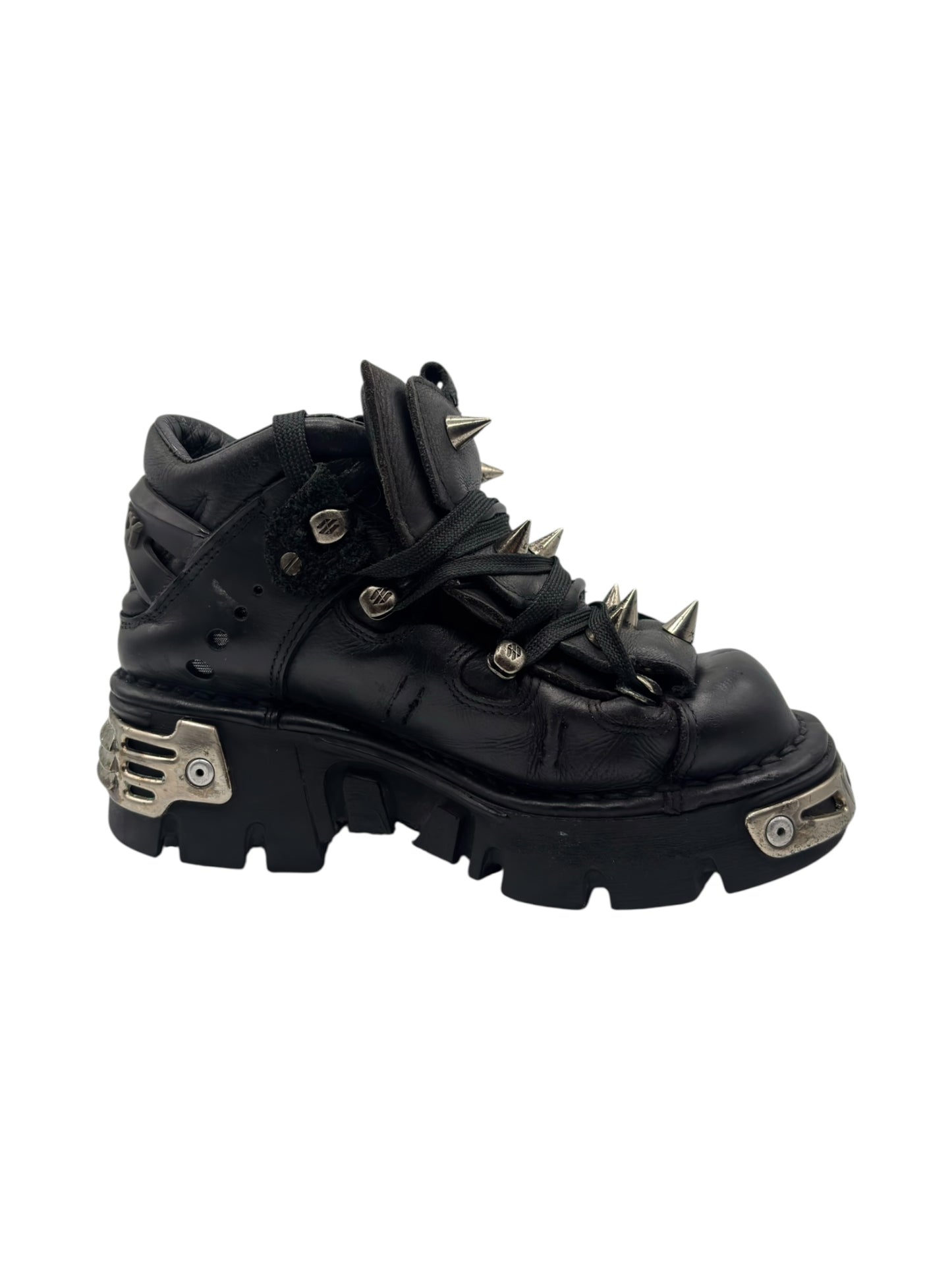 Vintage New Rock spiky platform boots