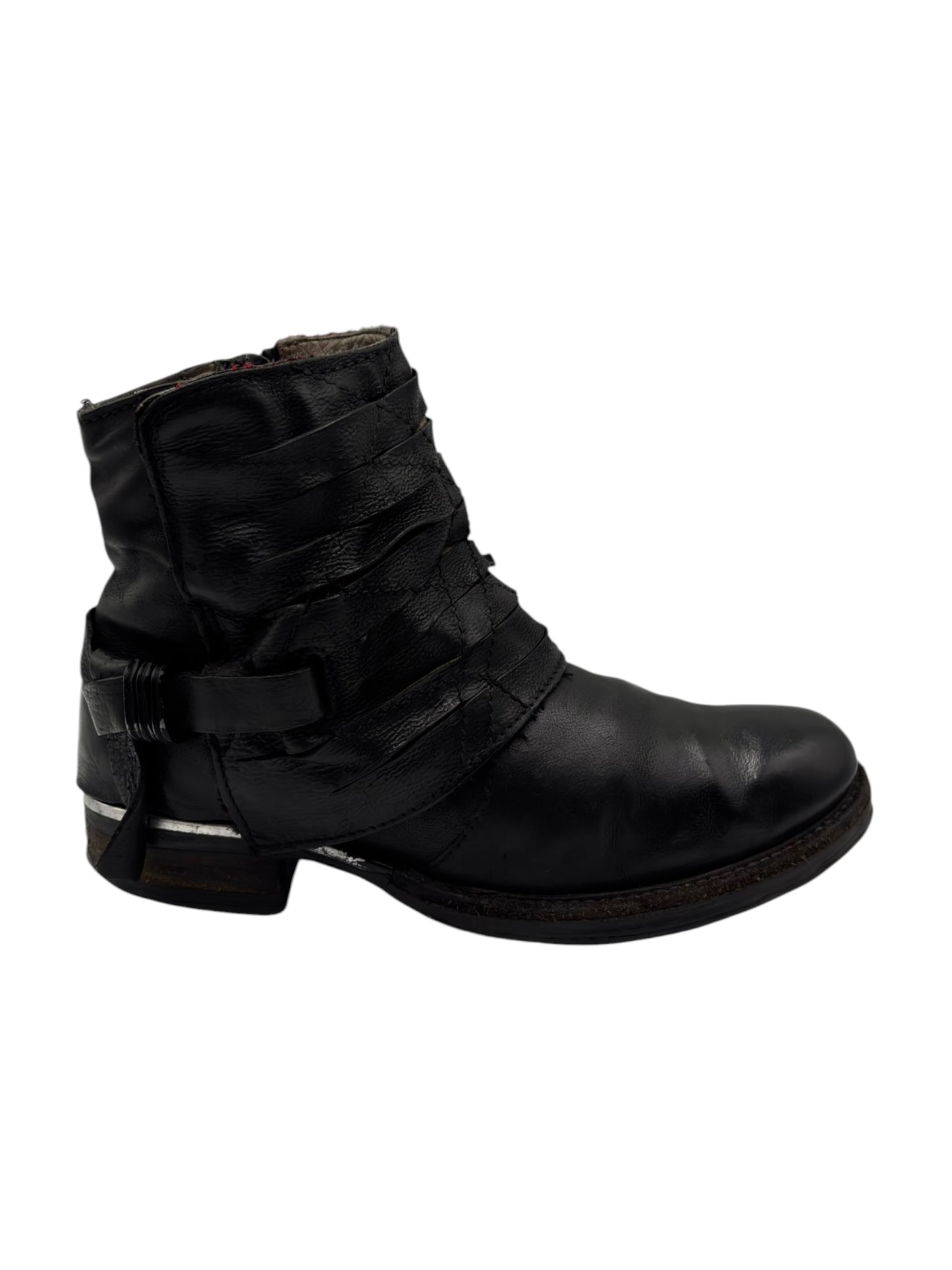 Vintage A.S.98 black leather boots