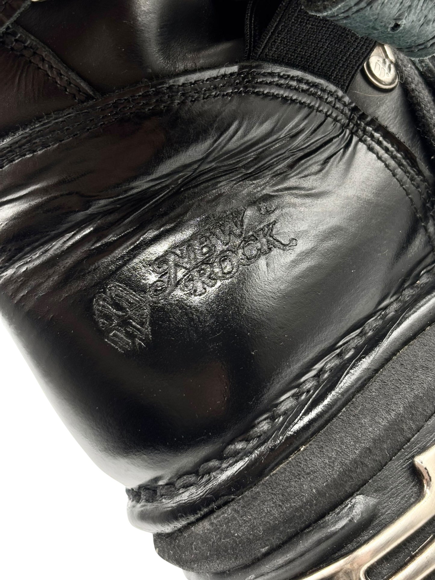 Vintage New Rock reactor mid-calf boots