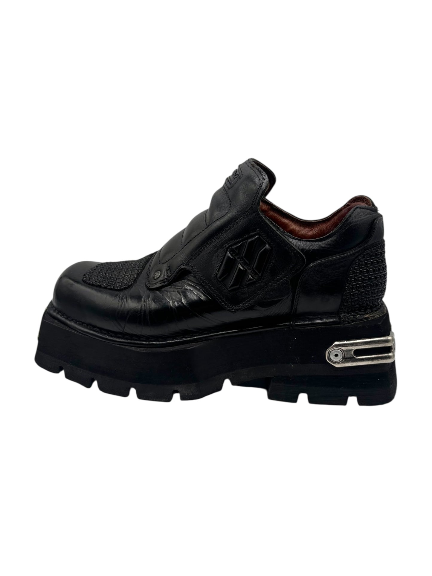 Vintage New Rock atom platform boots size 43