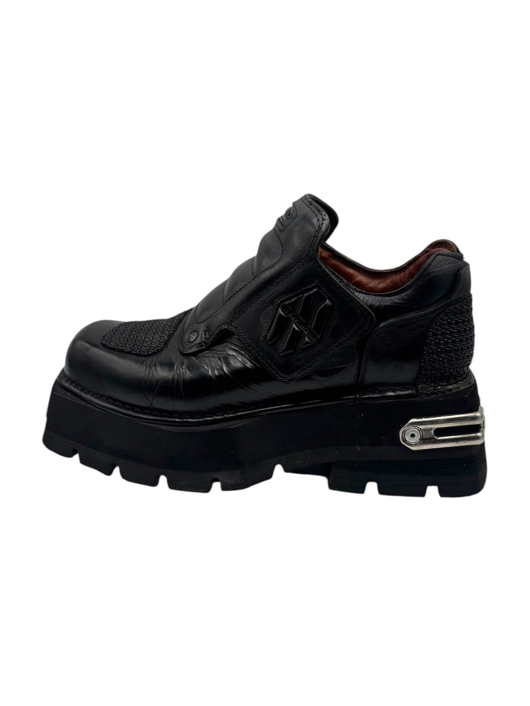 Vintage New Rock atom platform boots size 43