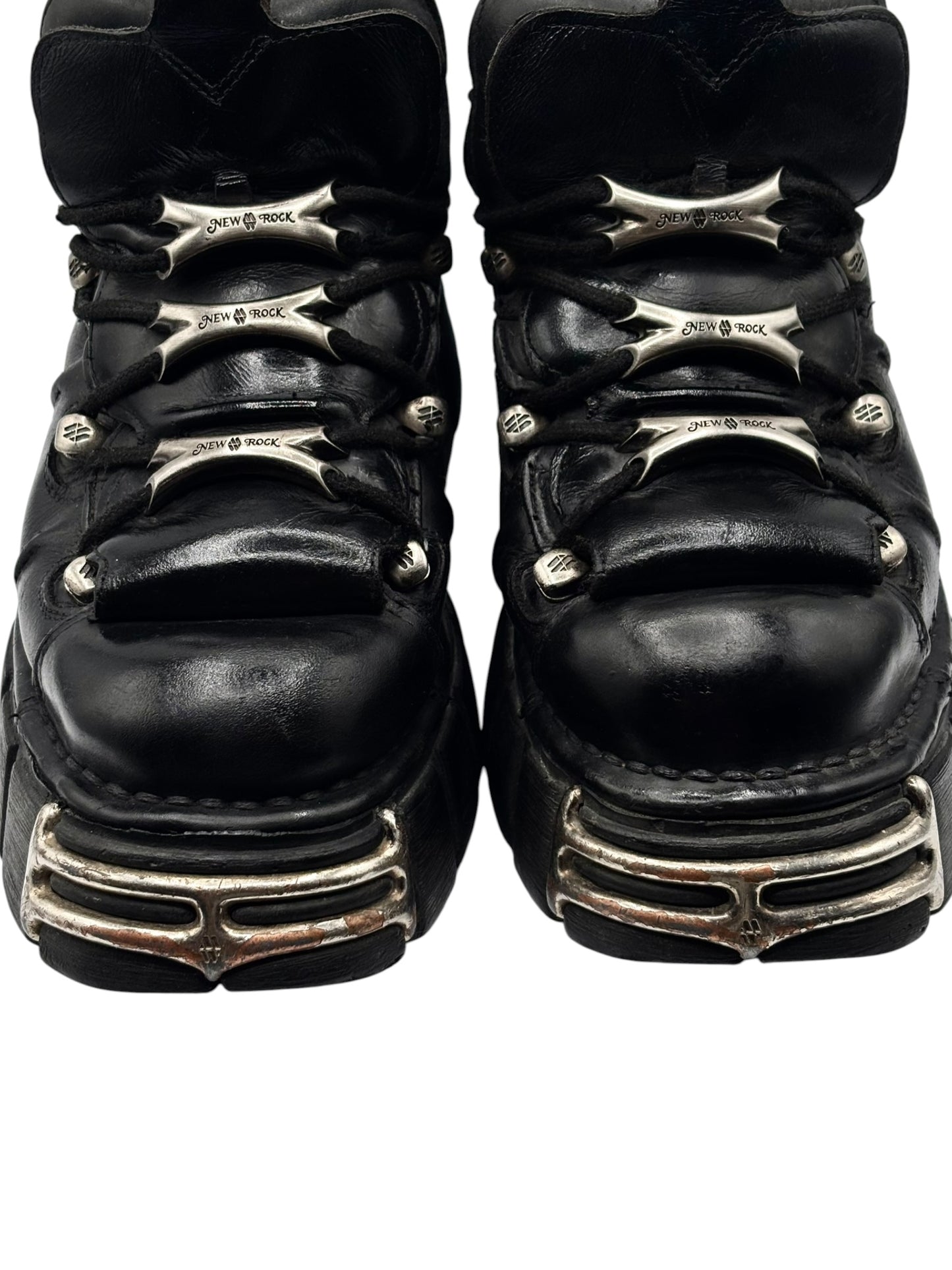 Vintage New Rock M.106-S1 leather platform boots