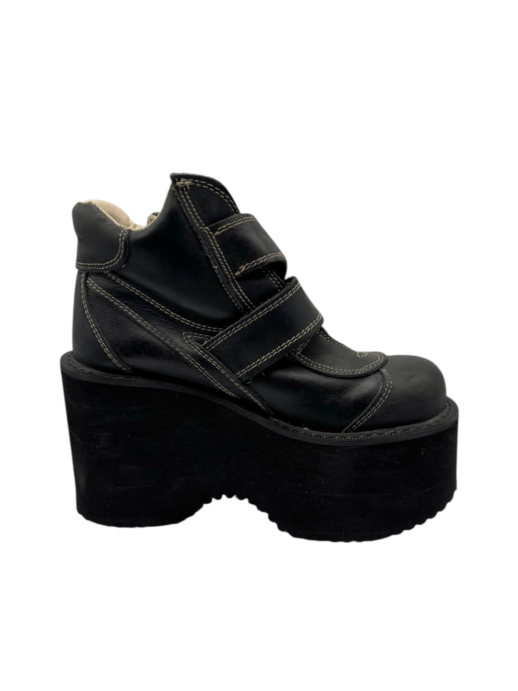 Vintage Swear London platform wedge boots size 36