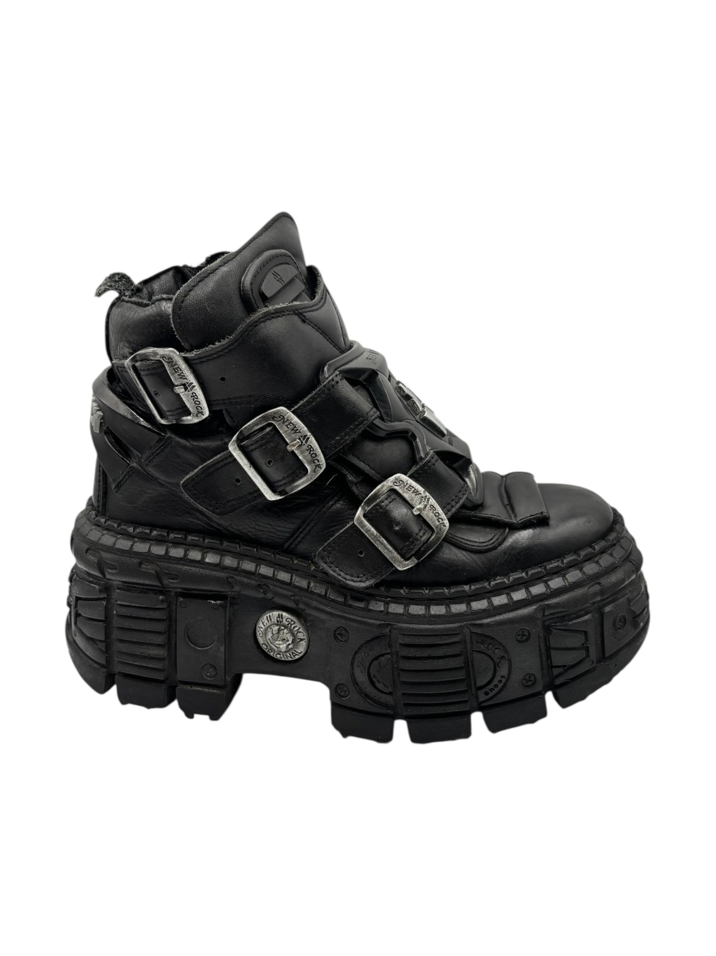 Vintage New Rock M285 techno platform boots size 38