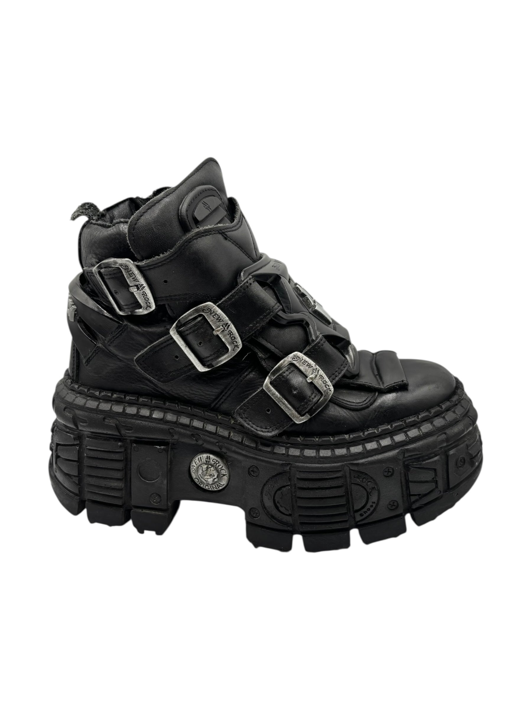 Vintage New Rock M285 techno platform boots size 38