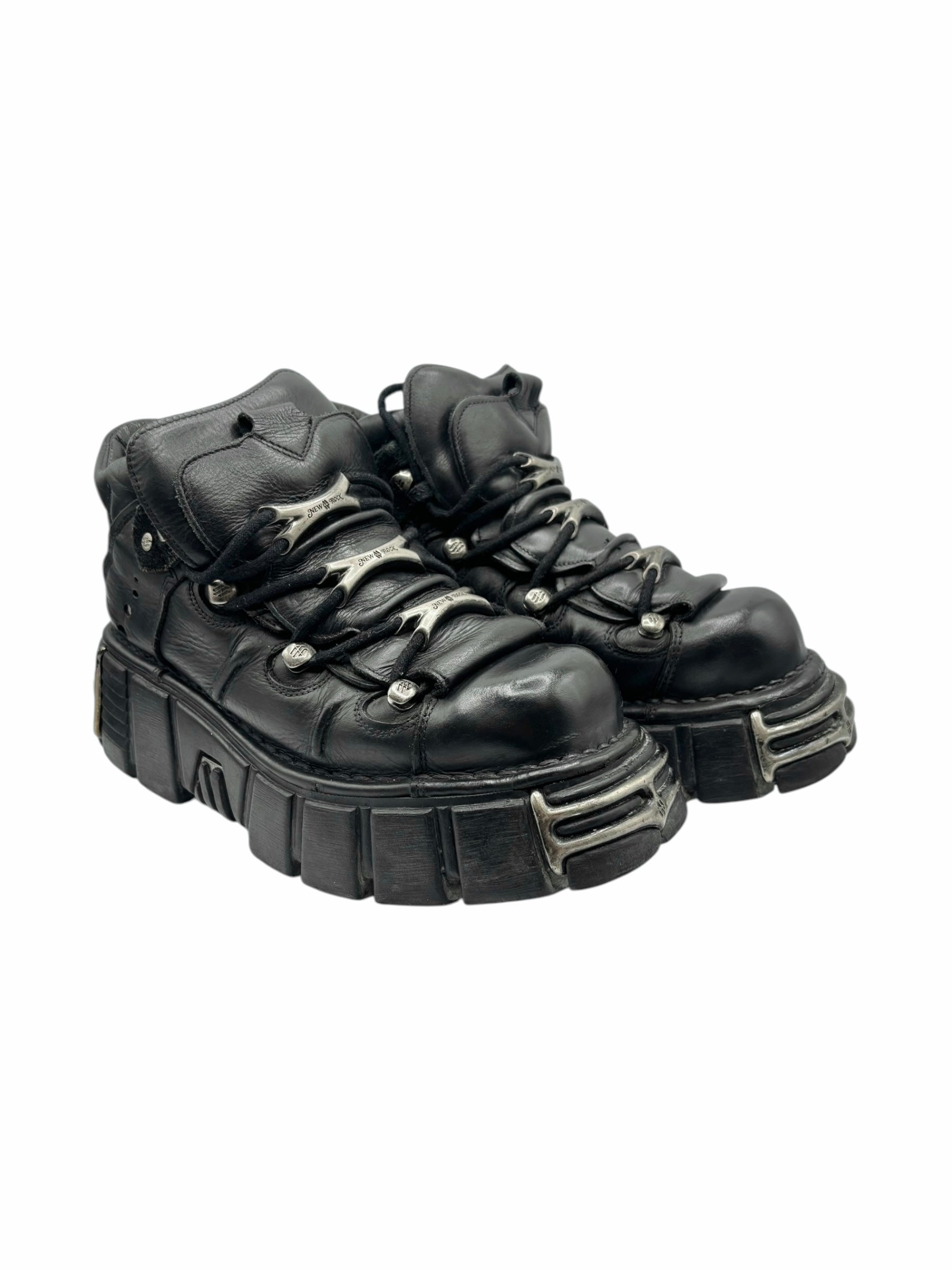 Vintage New Rock M.106-S1 platform boots size 44