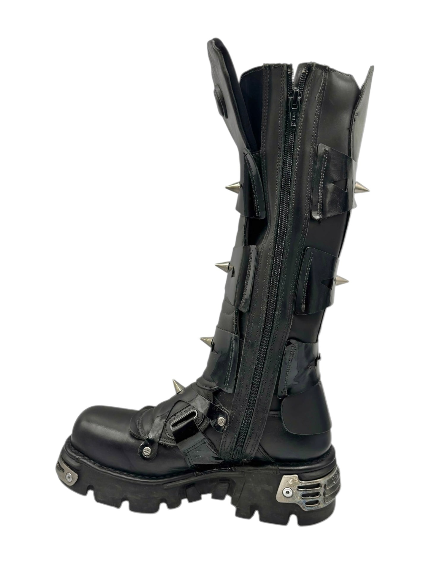 Vintage New Rock M-735-C5 knee high leather boots size 41