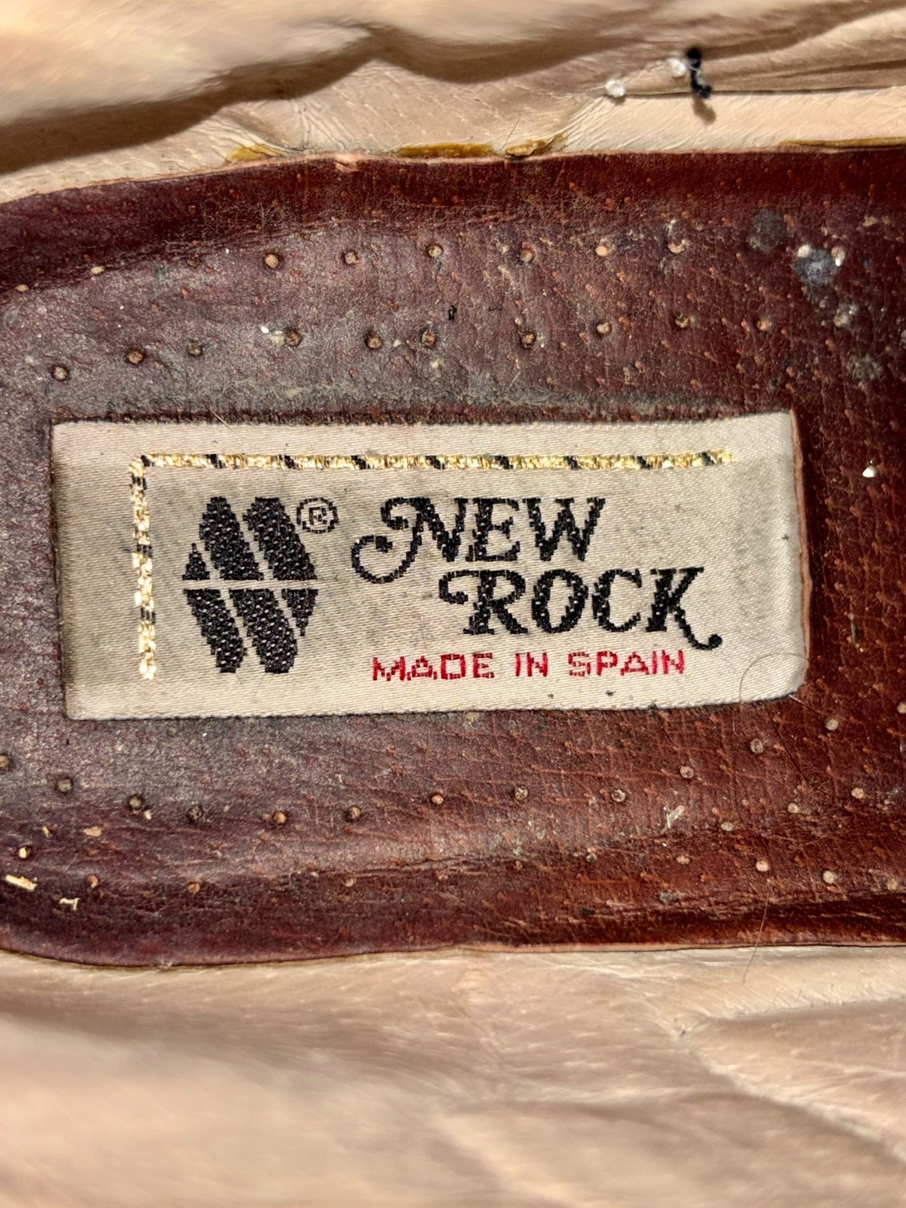Vintage New Rock combat ankle boots size 42