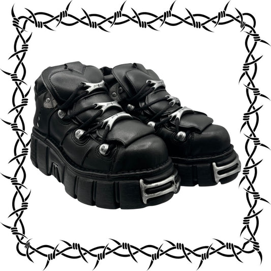 Vintage New Rock M-106-VR2 platform boots size 42