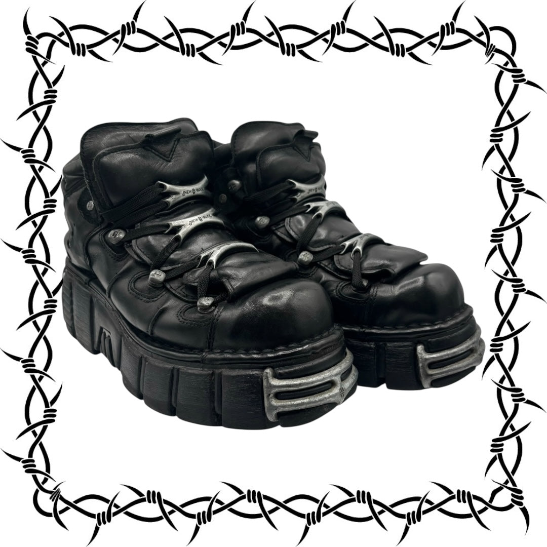 Vintage New Rock M-106-S1 platform boots size 42